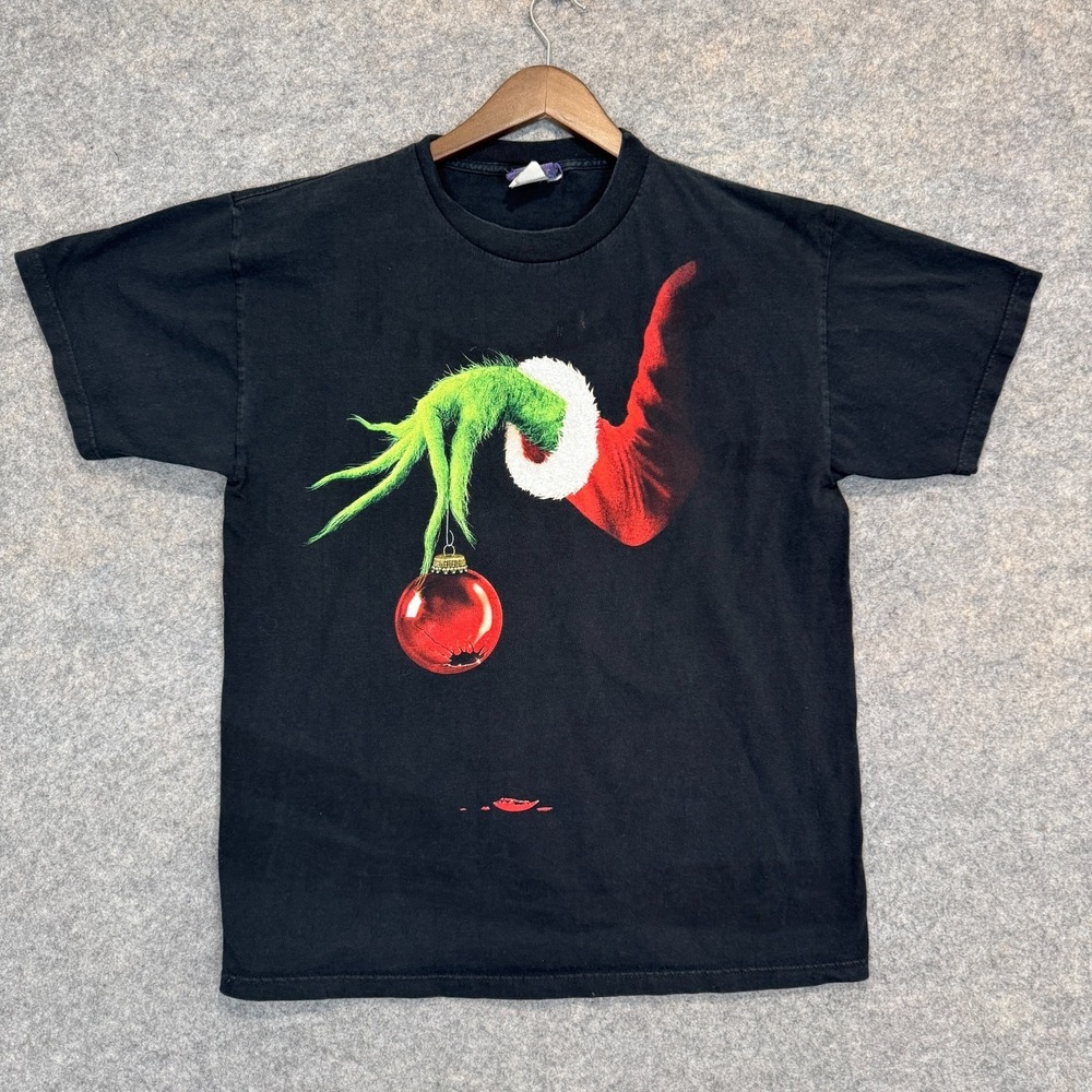 Vintage How the Grinch Stole Christmas Movie Promo T Shirt Adult Large 2000 Tee